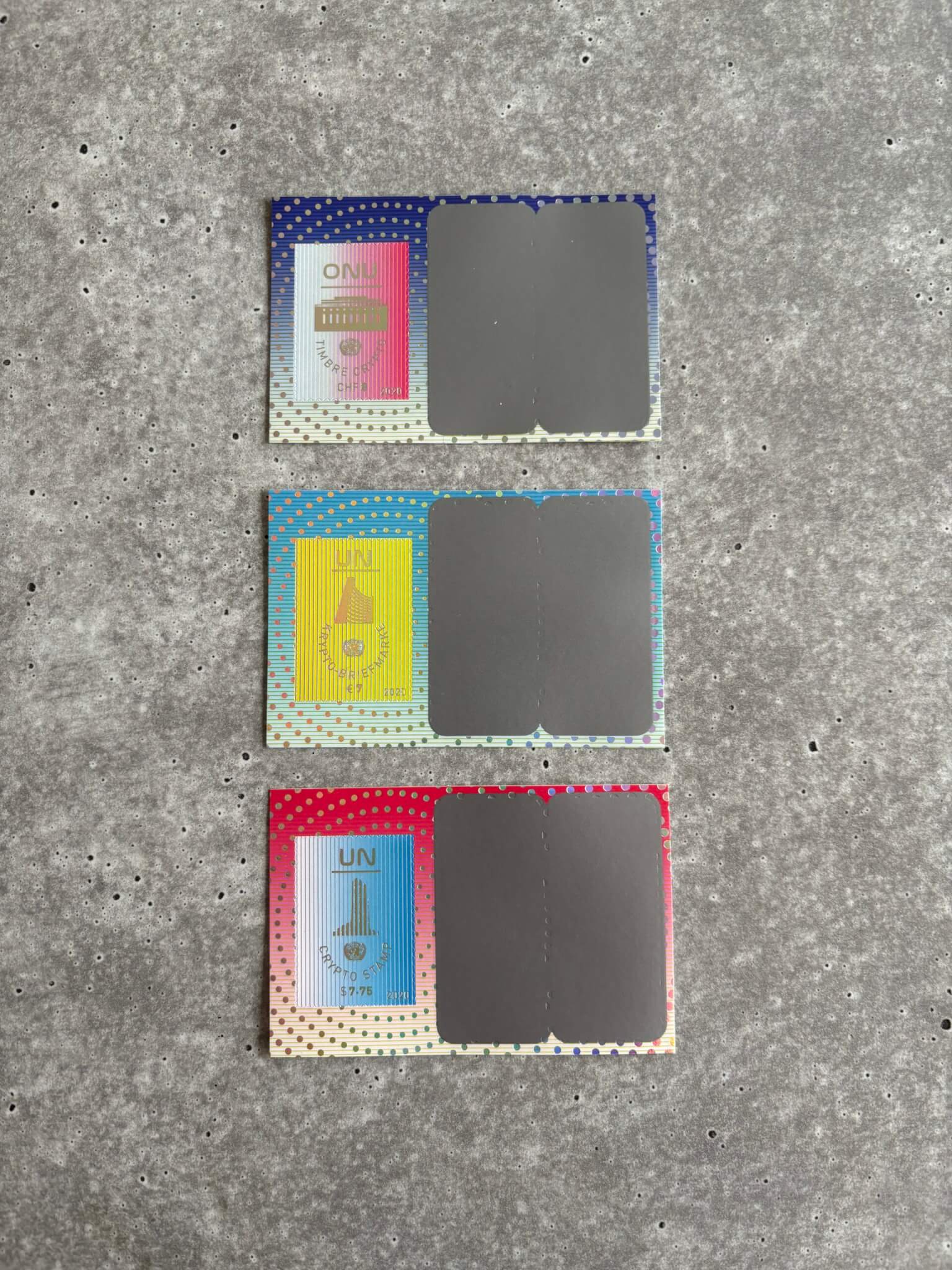 UN Crypto Stamps Series 1 (United Nations)