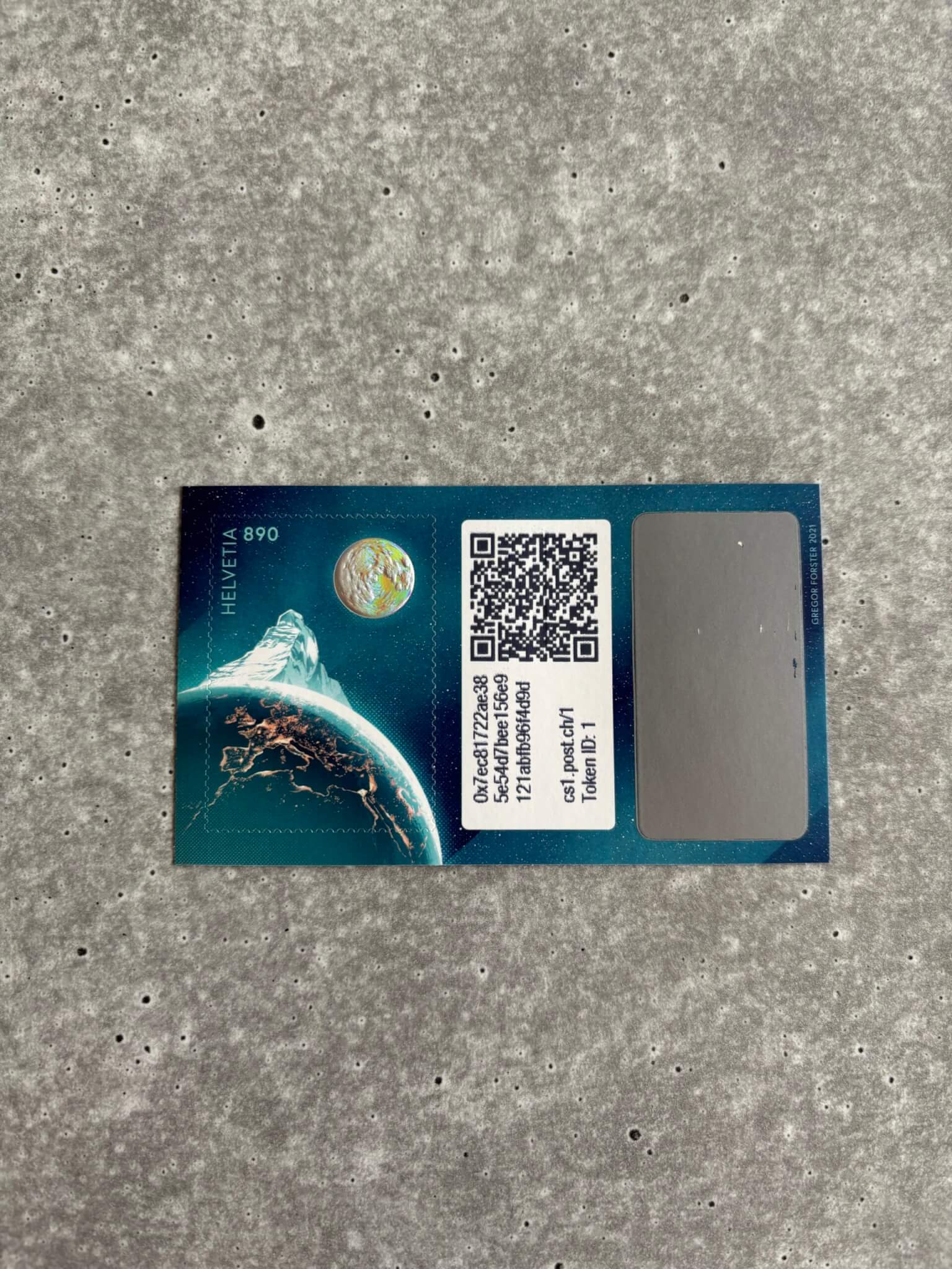 First Swiss Crypto Stamp (Switzerland)