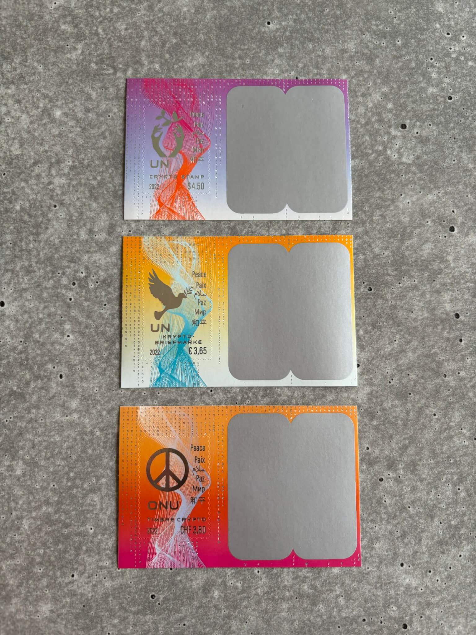 UN Crypto Stamps Series 2 (United Nations)