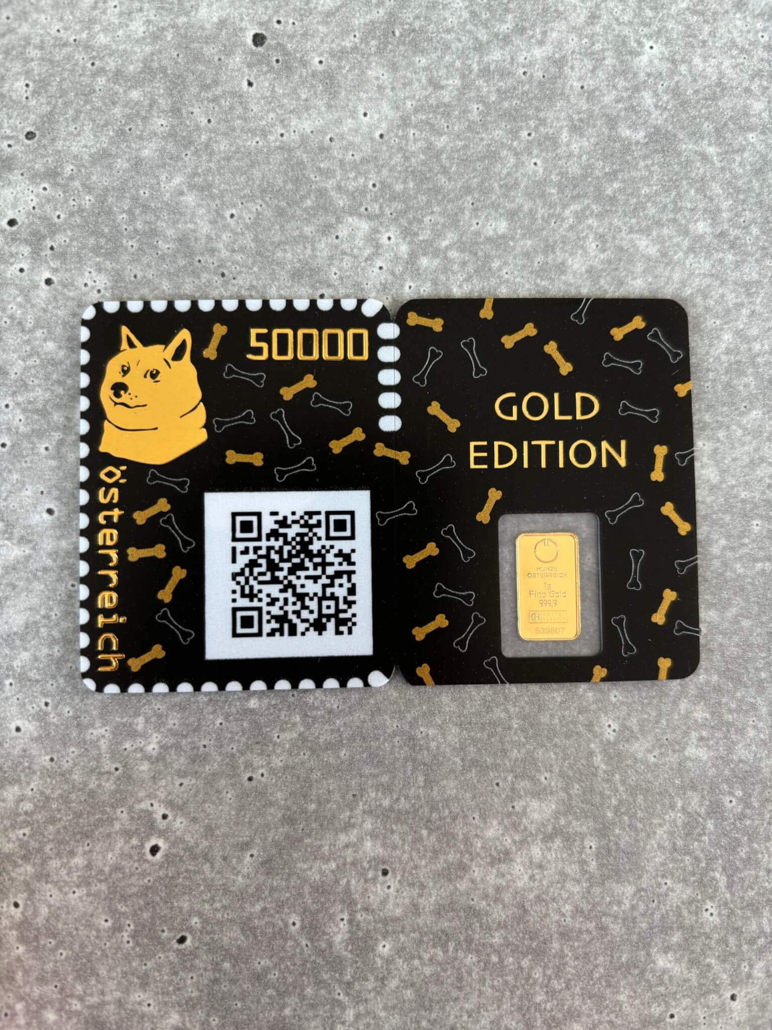CSGD – Crypto Stamp Golden Doge (Austria)