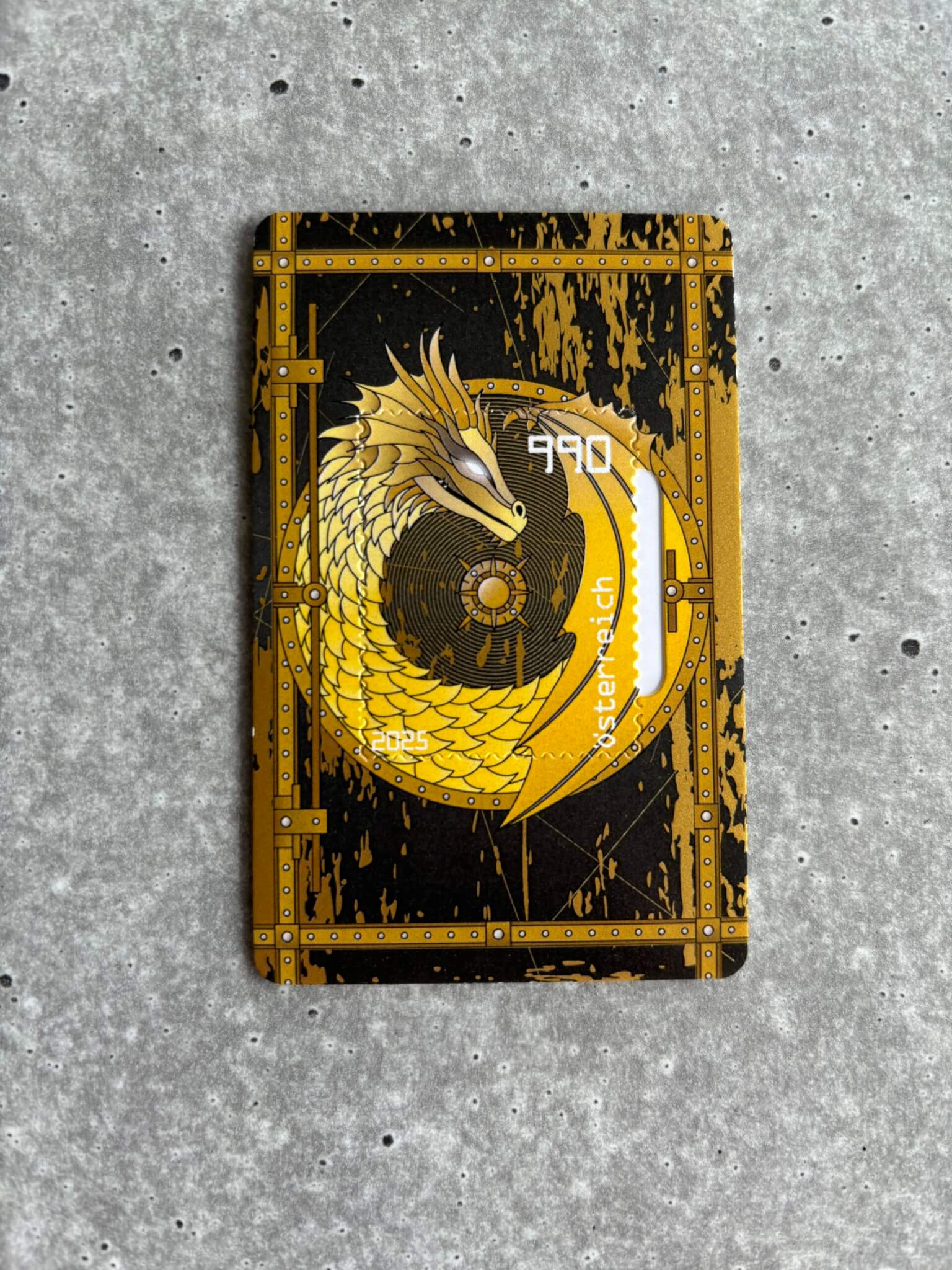Crypto Stamp Safe Dragon (Austria)