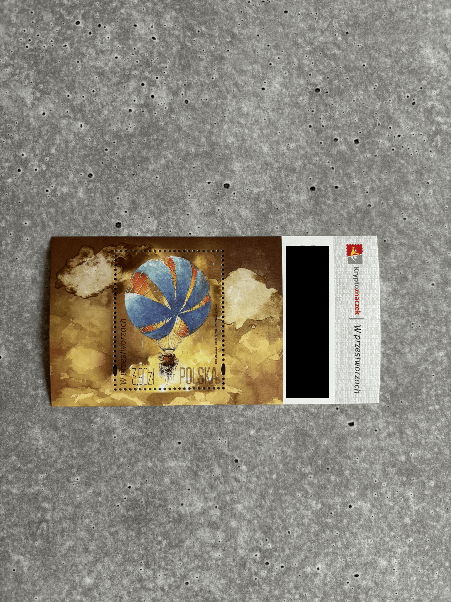 Krypto znaczek 2 – In the skies (Poland)