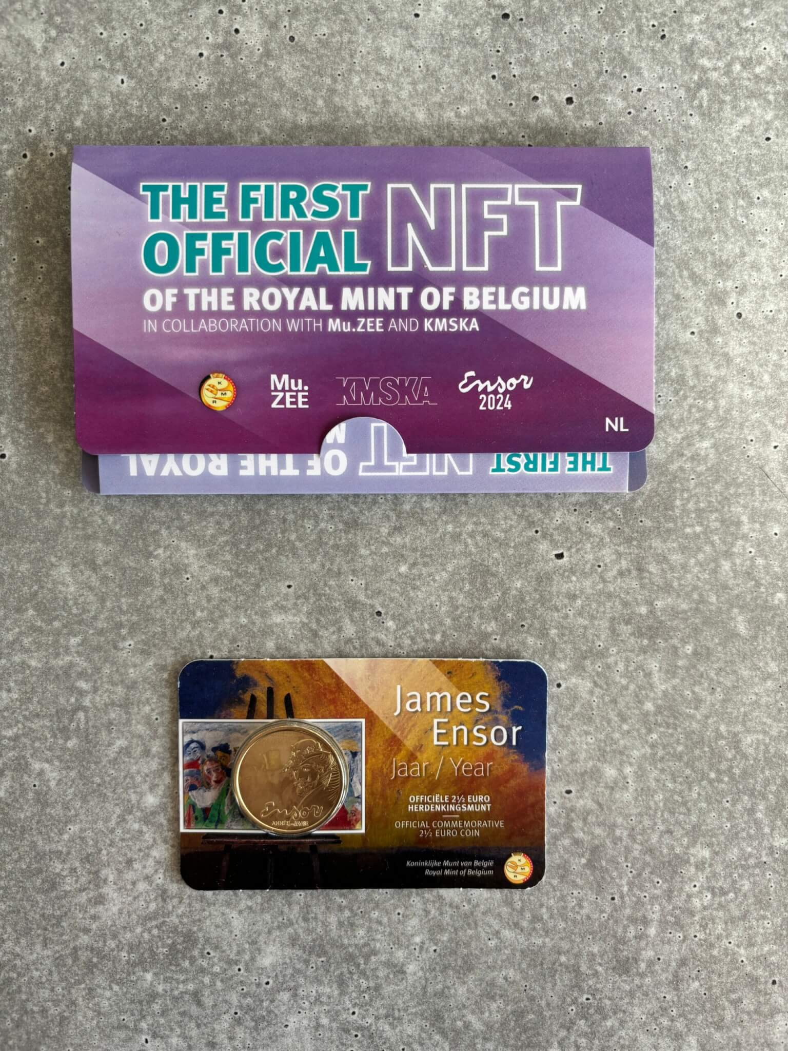 2.5 euro coin “James Ensor” (Belgium)