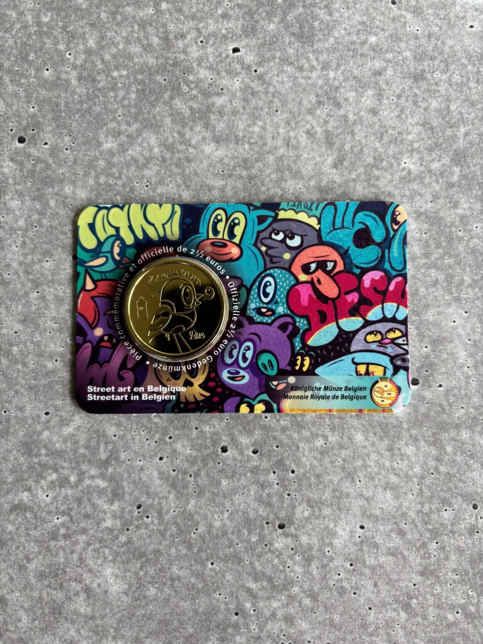 2.5 euro coin “Streetart in Belgium” (Belgium)