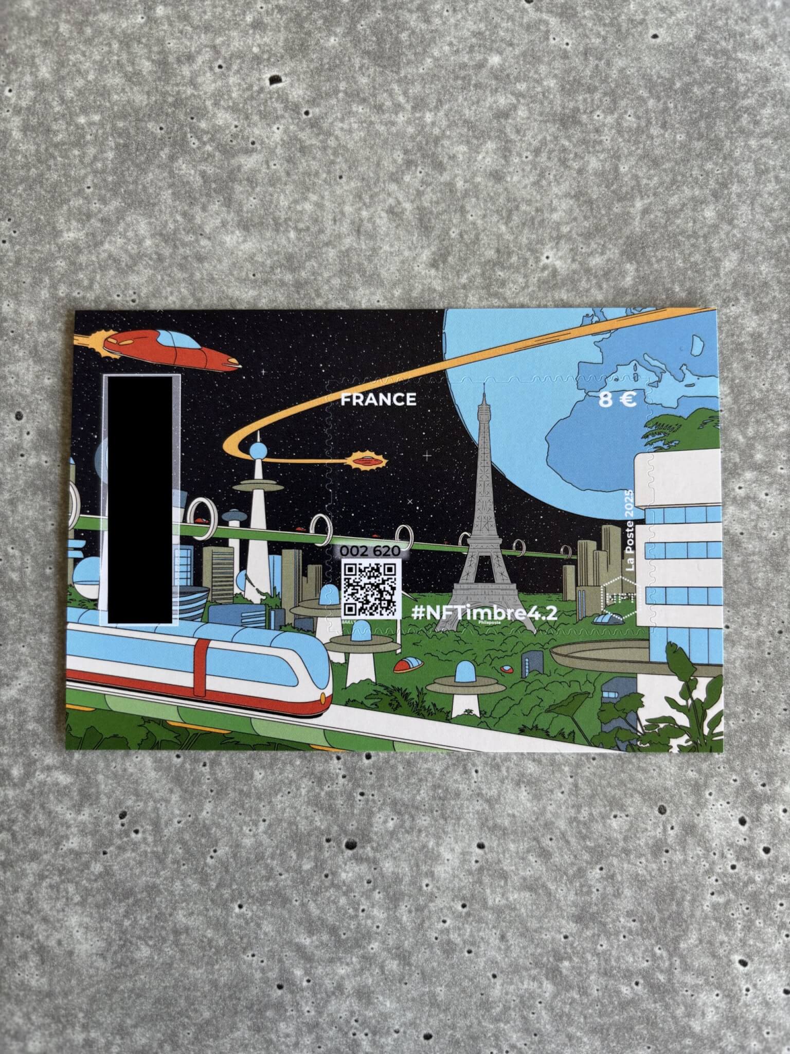 #NFTimbre 4 – Monuments 3.0: Eiffel Tower (France)