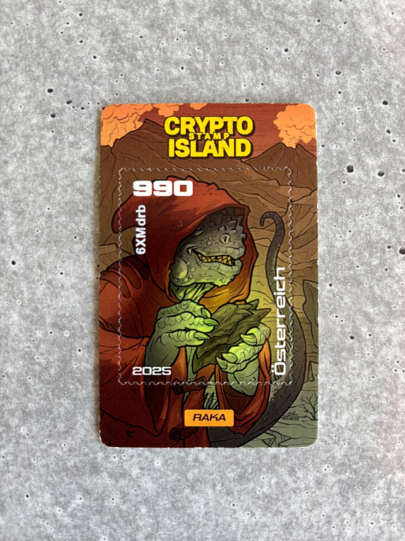 Crypto Stamp Island – Raka (Austria)